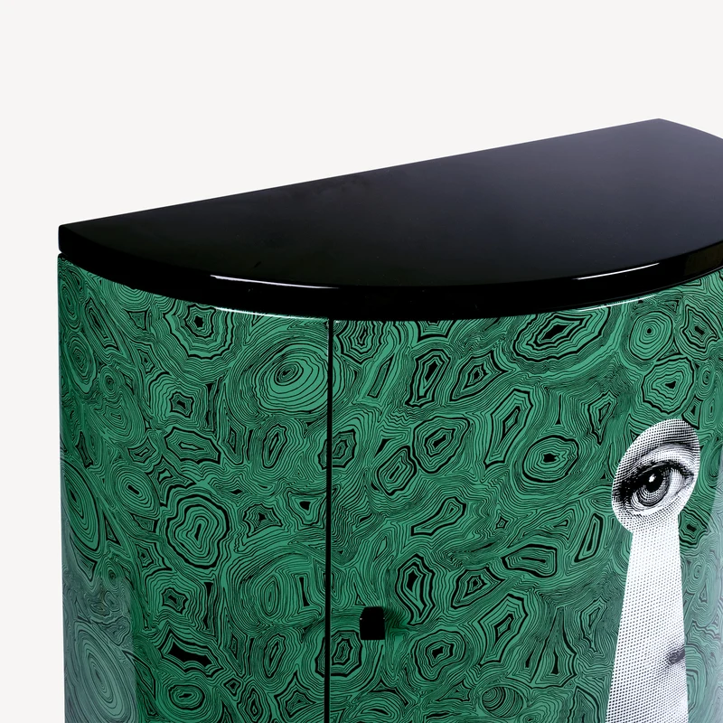 Console Serratura su Malachite