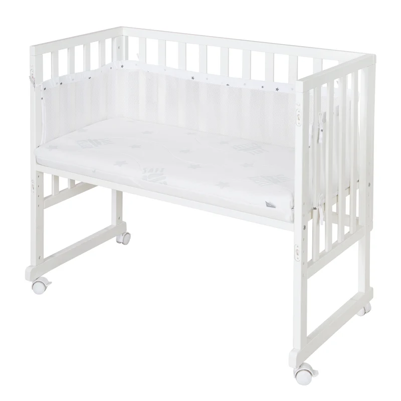 Stuben- & Beistellbett safe asleep® 3 in 1 - 45 x 90 cm inkl. Zubehör & Mesh-Barriere