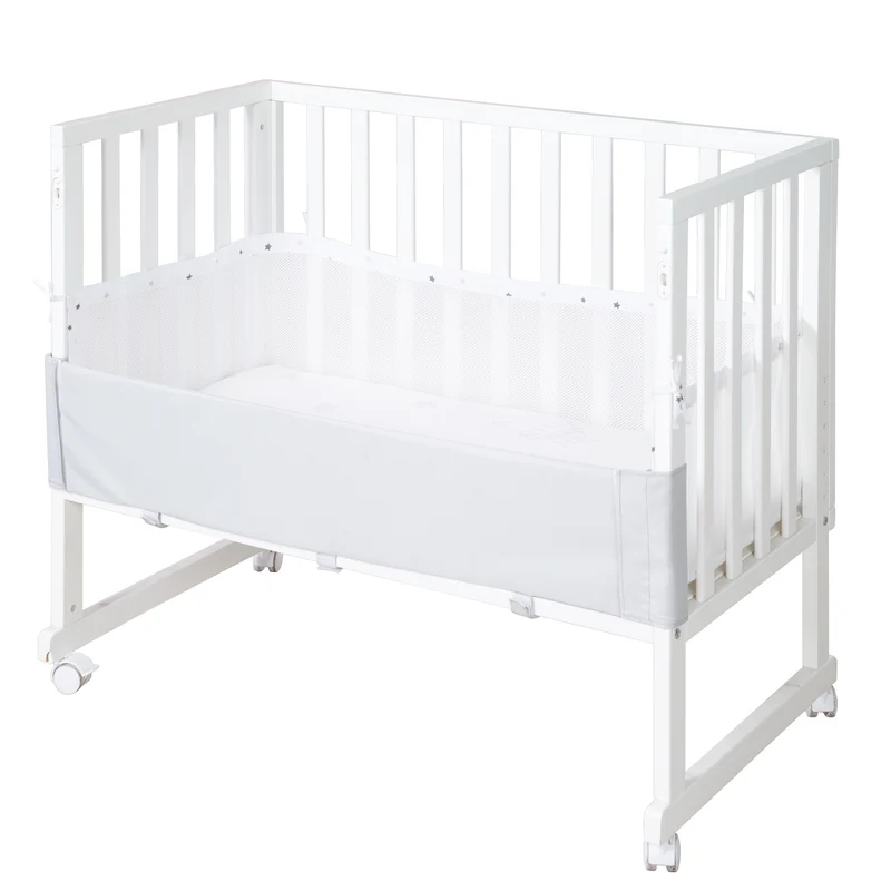 Stuben- & Beistellbett safe asleep® 3 in 1 - 45 x 90 cm inkl. Zubehör & Mesh-Barriere