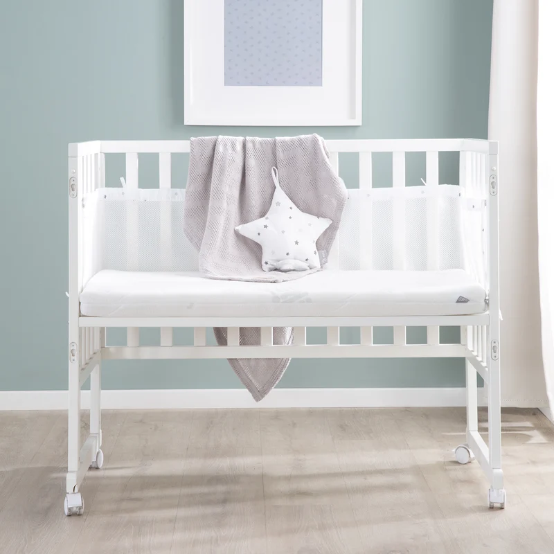 Stuben- & Beistellbett safe asleep® 3 in 1 - 45 x 90 cm inkl. Zubehör & Mesh-Barriere