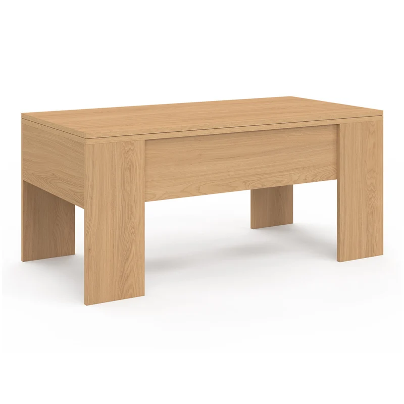 Table basse Albane avec plateau relevable et dépliant