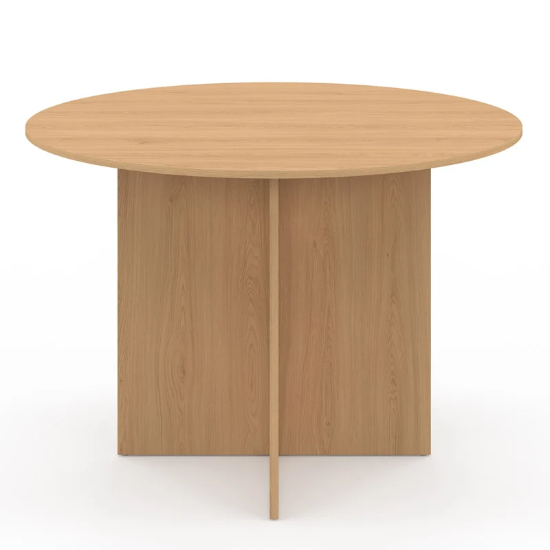 Table à manger ronde Ophélia bois Ø110cm