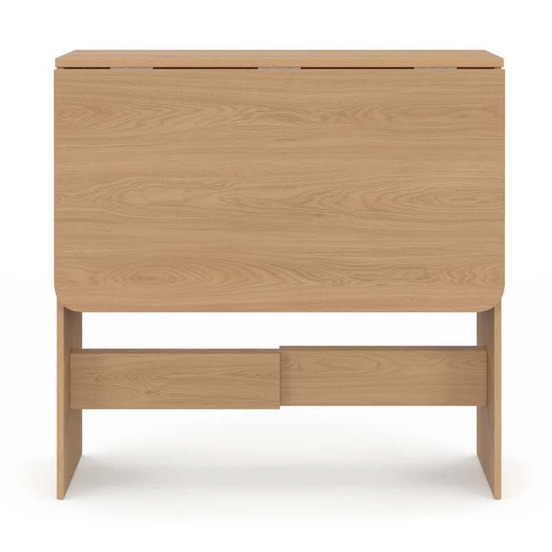 Table à manger dépliable Faustine bois et lattes 103cm