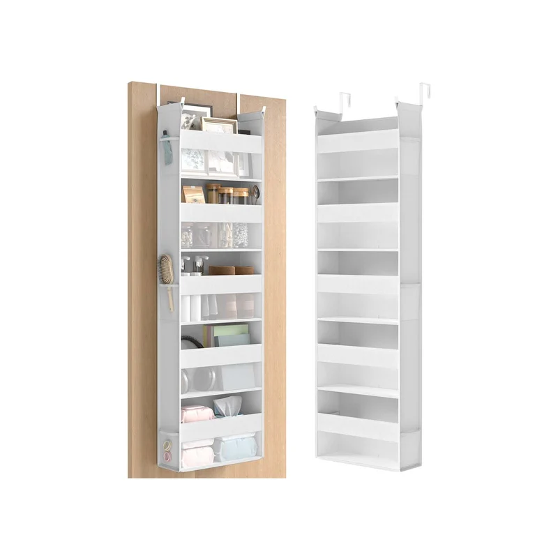 Caja de almacenamiento colgante plegable para tela