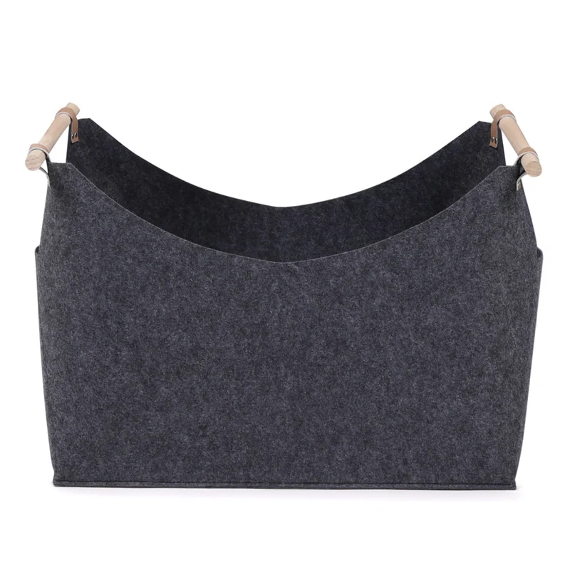 Sac de transport pour bûches en feutrine