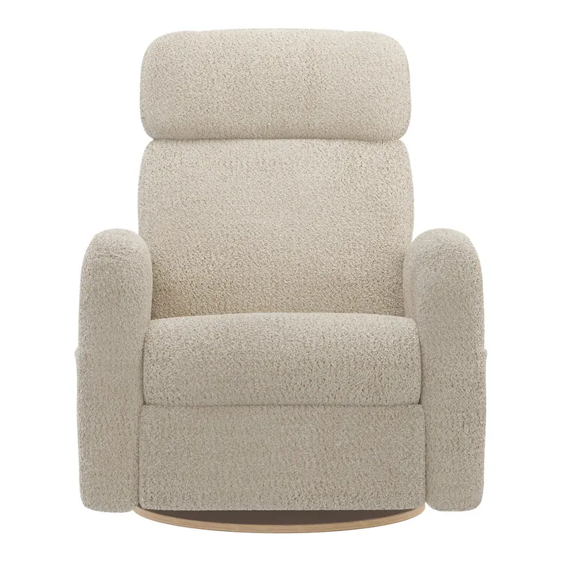 Grand Fauteuil Berçant Inclinable Pivotant Hailey avec Mécanisme Électrique - Puppy Sand