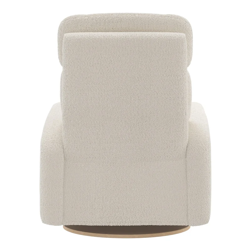 Grand Fauteuil Berçant Inclinable Pivotant Hailey avec Mécanisme Électrique - Puppy Pearl