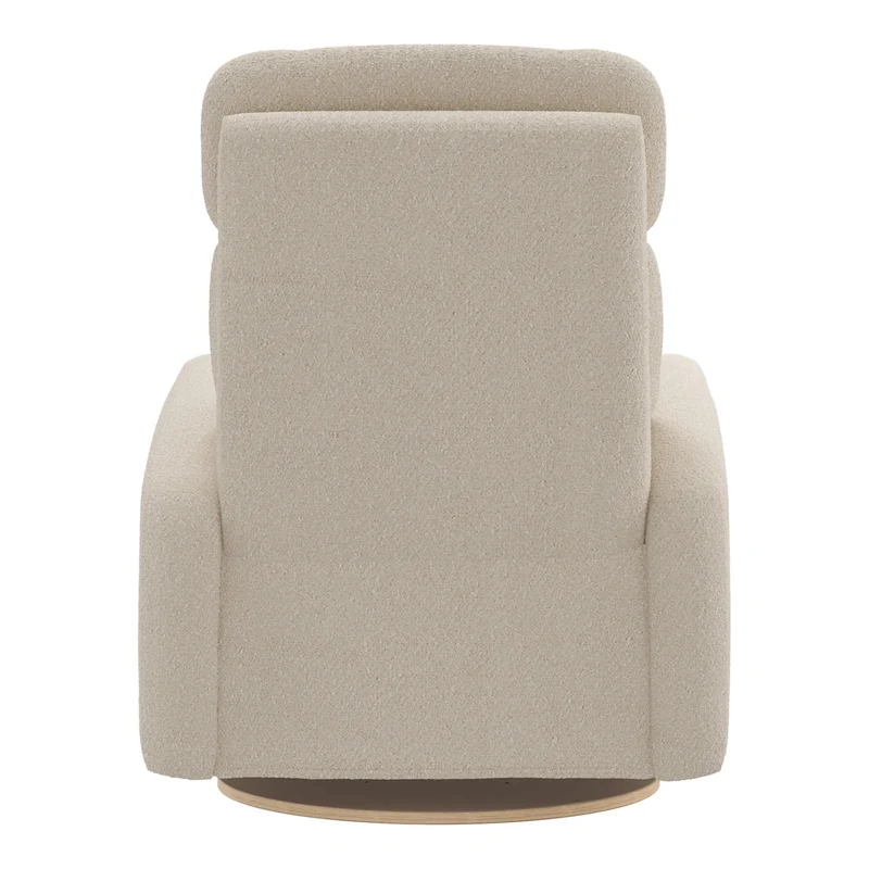 Grand Fauteuil Berçant Inclinable Pivotant Hailey avec Mécanisme Électrique - Beyond Sheep Cream