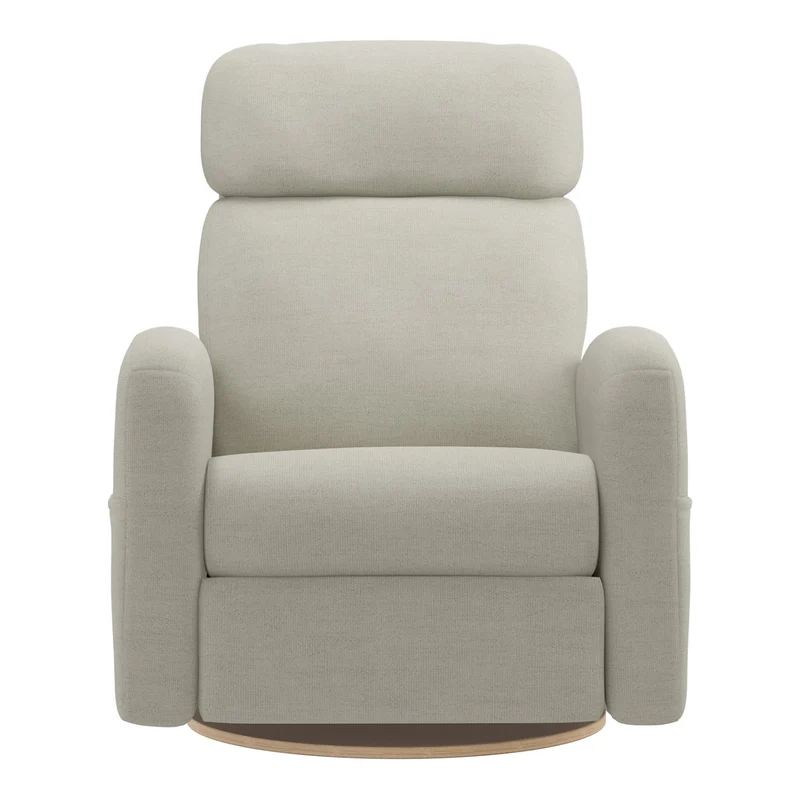 Grand Fauteuil Berçant Inclinable Pivotant Hailey avec Mécanisme Électrique - Como Sand