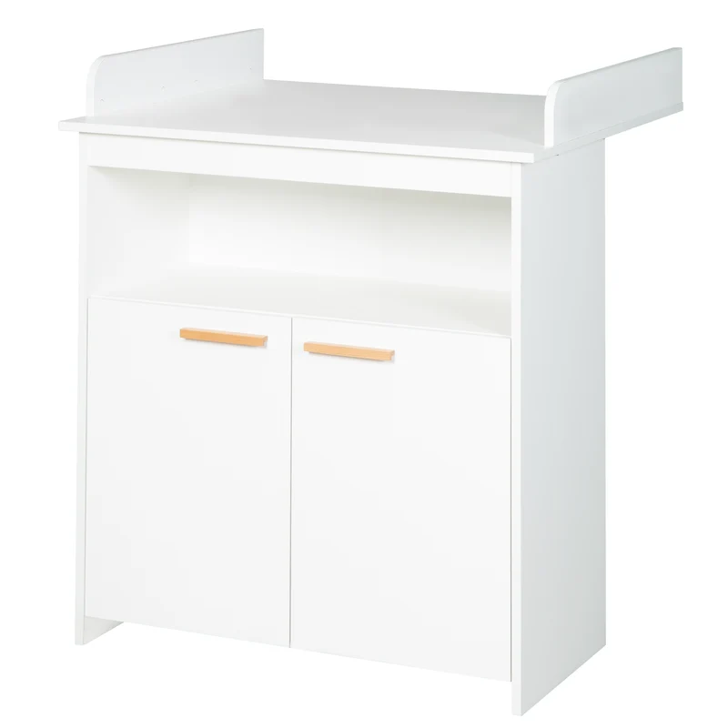 Wickelkommode 'Anton' inkl. Wickelansatz, mit 2 Türen & 1 Fach, Wickelhöhe 90 cm