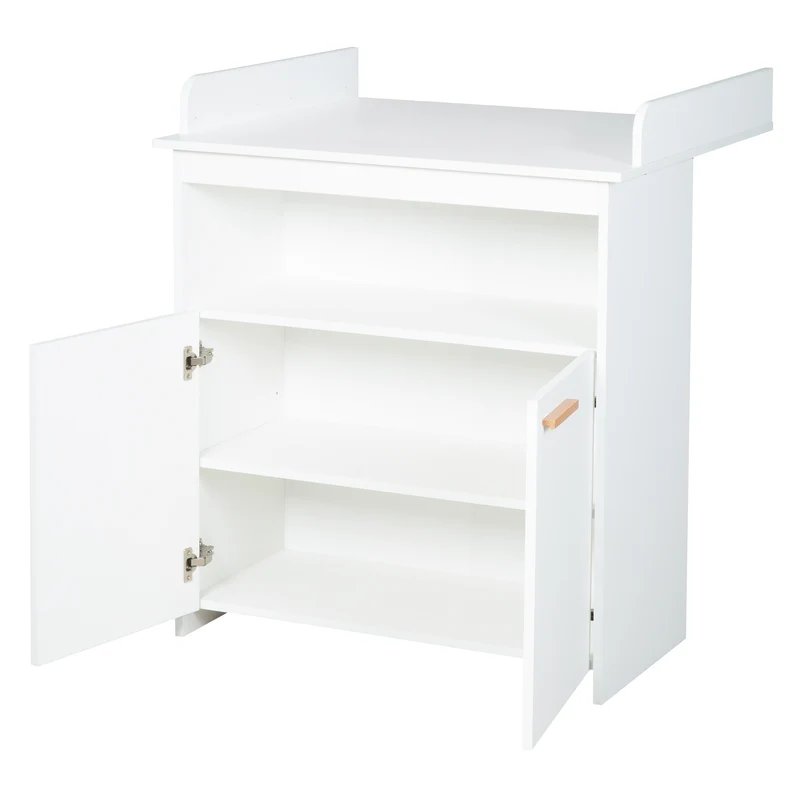 Wickelkommode 'Anton' inkl. Wickelansatz, mit 2 Türen & 1 Fach, Wickelhöhe 90 cm