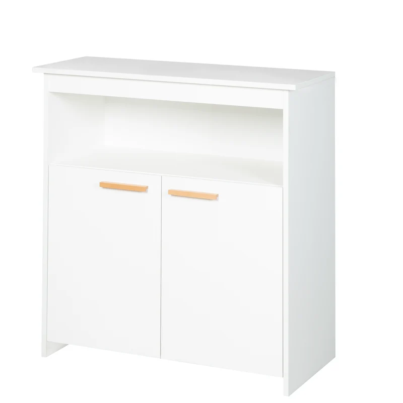 Wickelkommode 'Anton' inkl. Wickelansatz, mit 2 Türen & 1 Fach, Wickelhöhe 90 cm