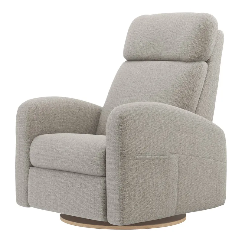 Grand Fauteuil Berçant Inclinable Pivotant Hailey avec Mécanisme Électrique - Breather Driftwood