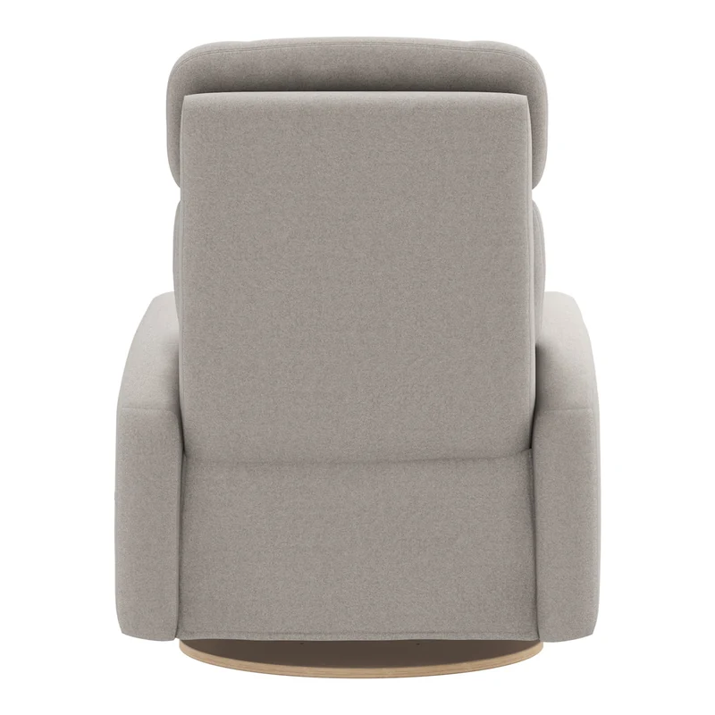 Grand Fauteuil Berçant Inclinable Pivotant Hailey avec Mécanisme Électrique - Arlo Heather Pearl