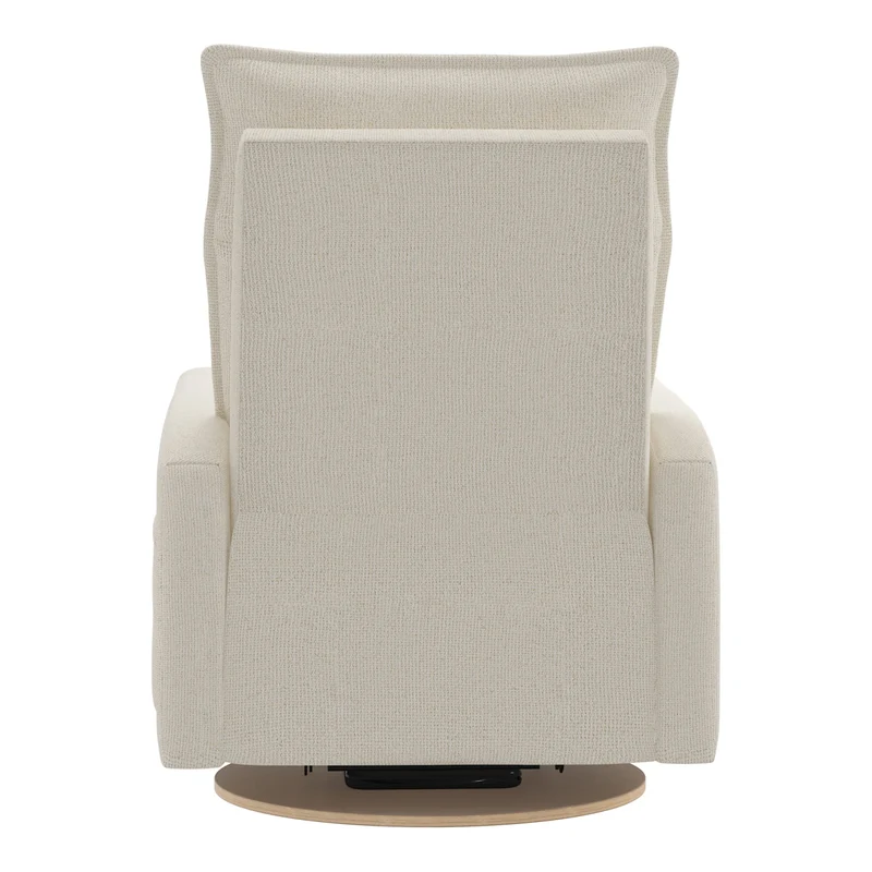 Grand Fauteuil Berçant et Pivotant Arya avec Mécanisme Électrique - Henequen (Tissu anti-tache)