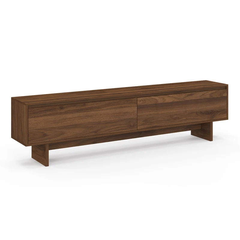 Meuble TV Yumi effet noyer 180cm