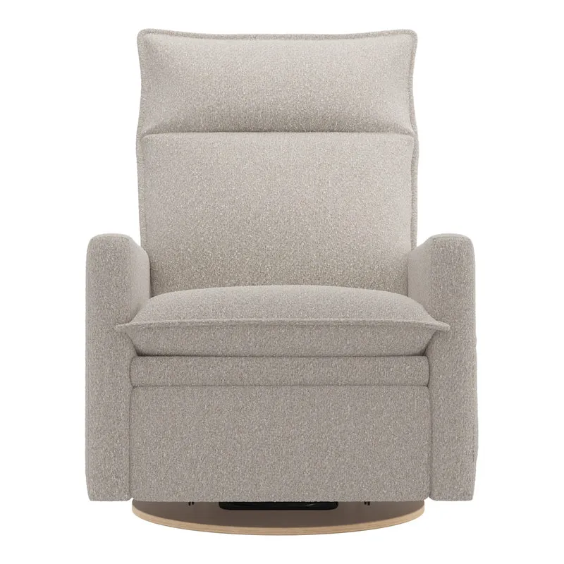 Grand Fauteuil Berçant et Pivotant Arya avec Mécanisme Électrique - Beyond Sheep Vanilla