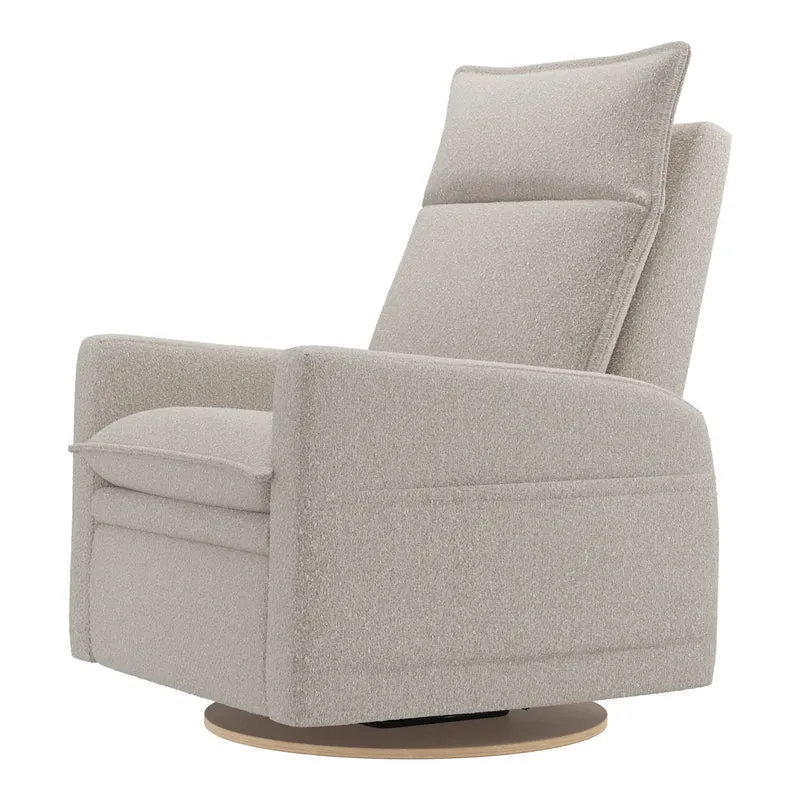 Grand Fauteuil Berçant et Pivotant Arya avec Mécanisme Électrique - Beyond Sheep Vanilla