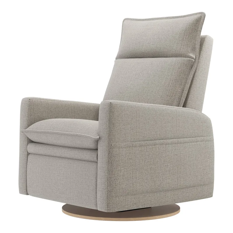 Grand Fauteuil Berçant et Pivotant Arya avec Mécanisme Électrique - Breather Driftwood