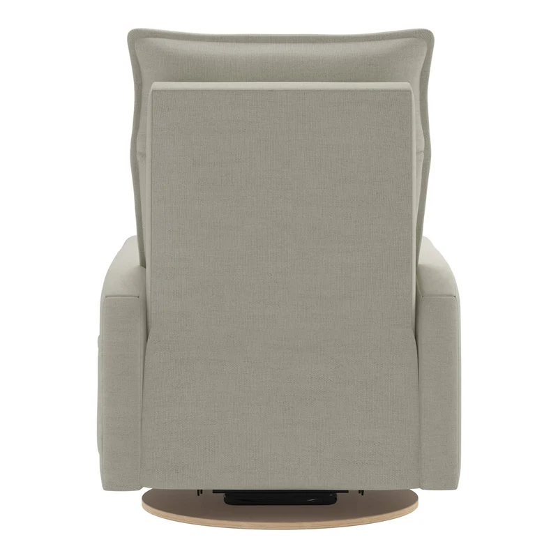 Grand Fauteuil Berçant et Pivotant Arya avec Mécanisme Électrique - Como Sand