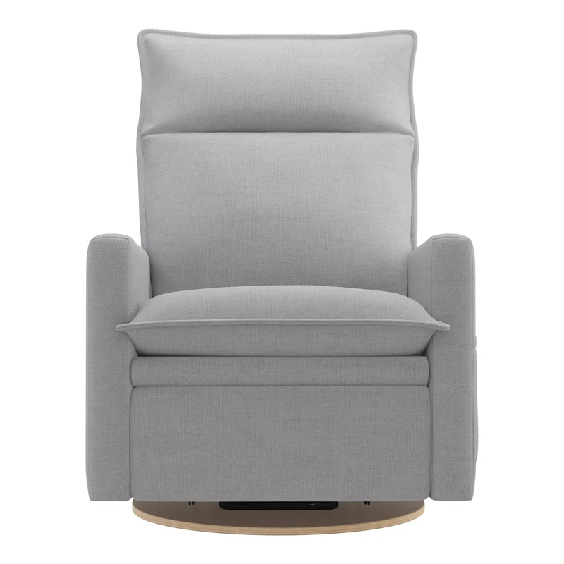 Grand Fauteuil Berçant et Pivotant Arya avec Mécanisme Électrique - Como Dove Grey