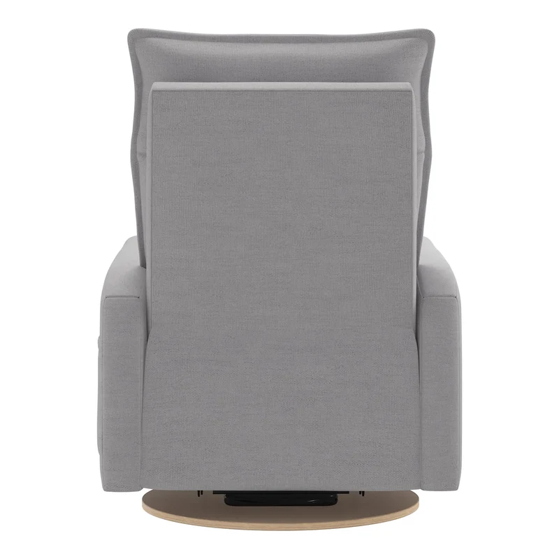 Grand Fauteuil Berçant et Pivotant Arya avec Mécanisme Électrique - Como Dove Grey