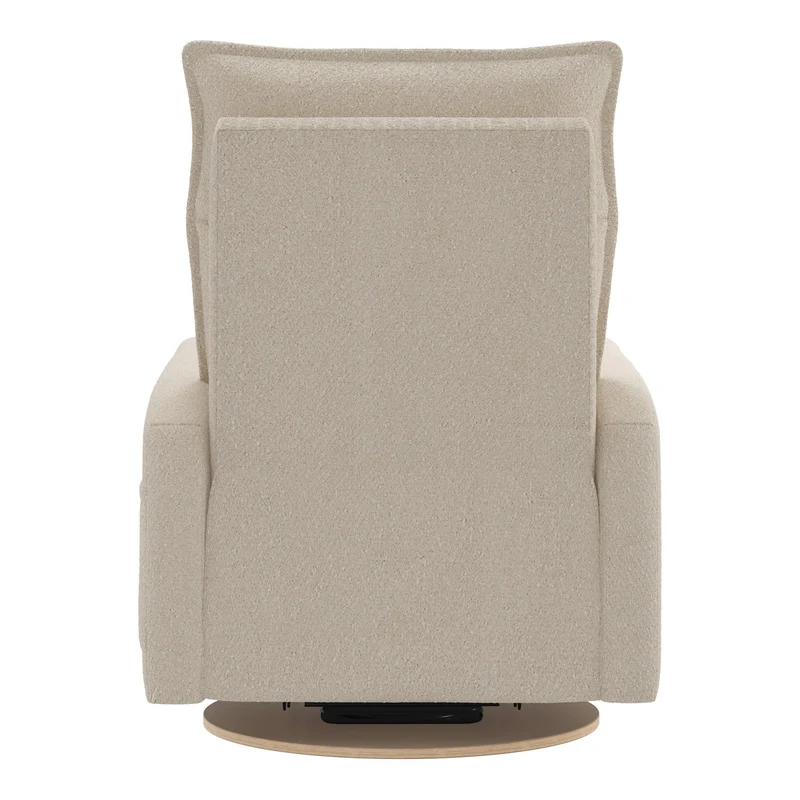 Grand Fauteuil Berçant et Pivotant Arya avec Mécanisme Électrique - Beyond Sheep Cream