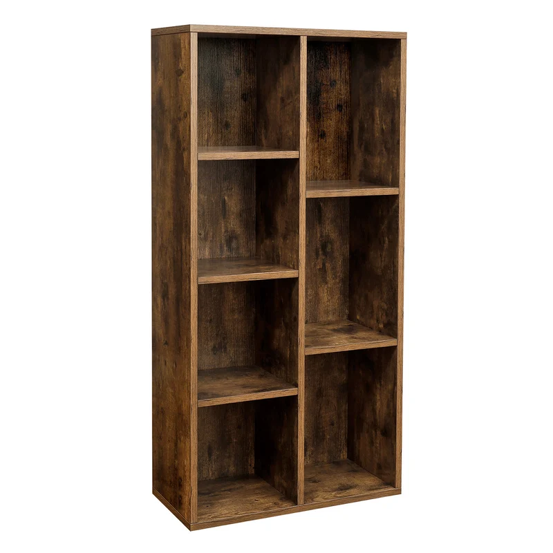 Biblioteca Librería con 7 Compartimentos 50 x 24 x 106 cm Blanco