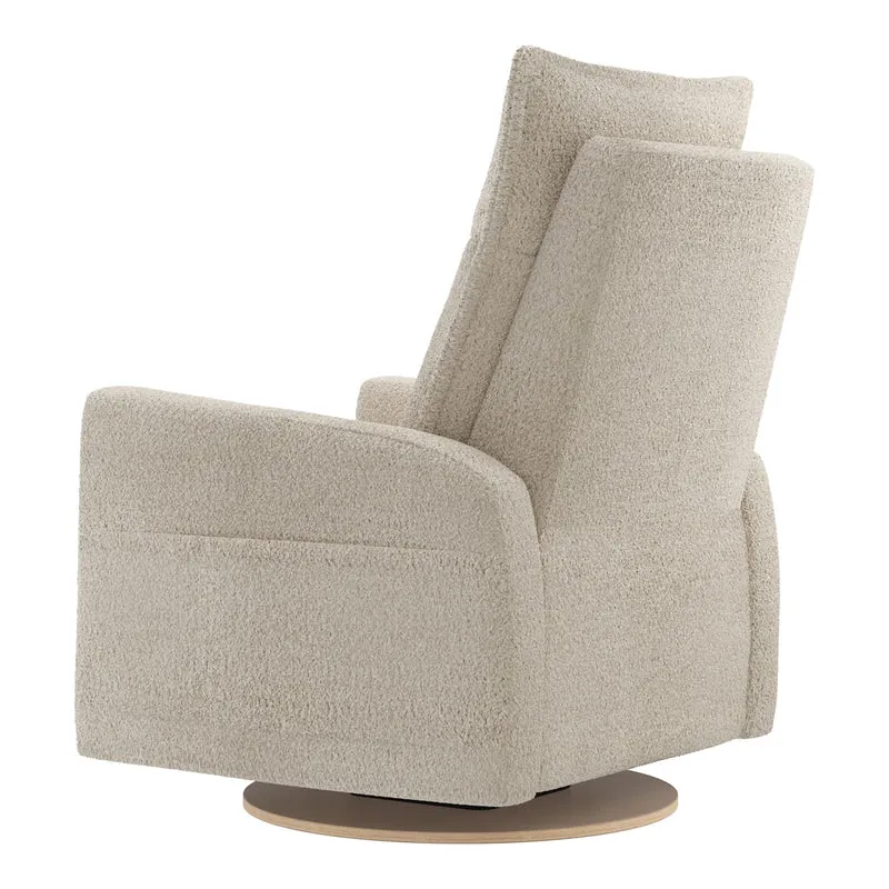 Grand Fauteuil Berçant et Pivotant Arya avec Mécanisme Électrique - Puppy Sand