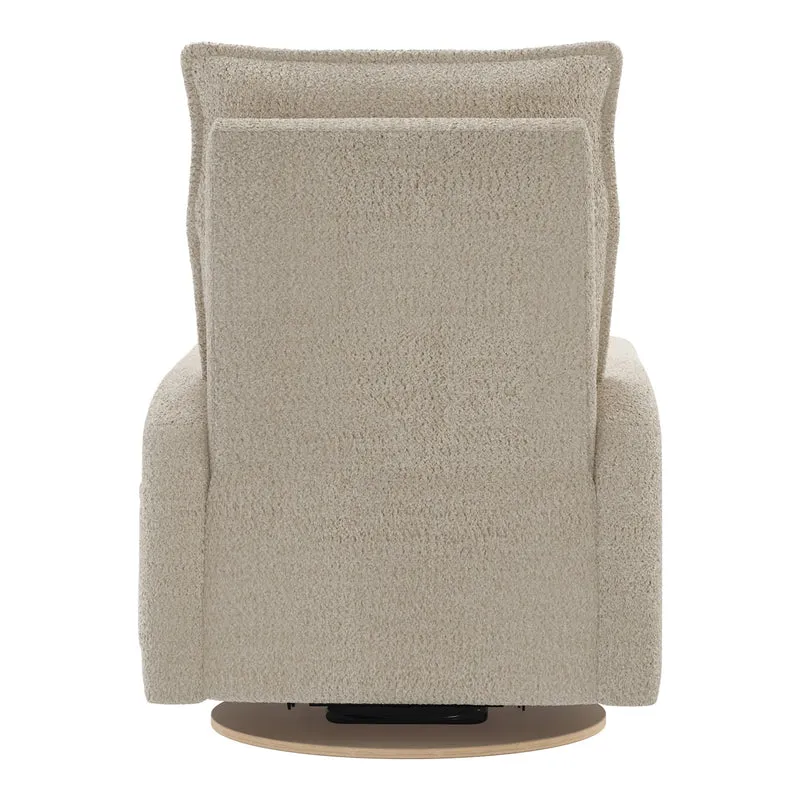 Grand Fauteuil Berçant et Pivotant Arya avec Mécanisme Électrique - Puppy Sand