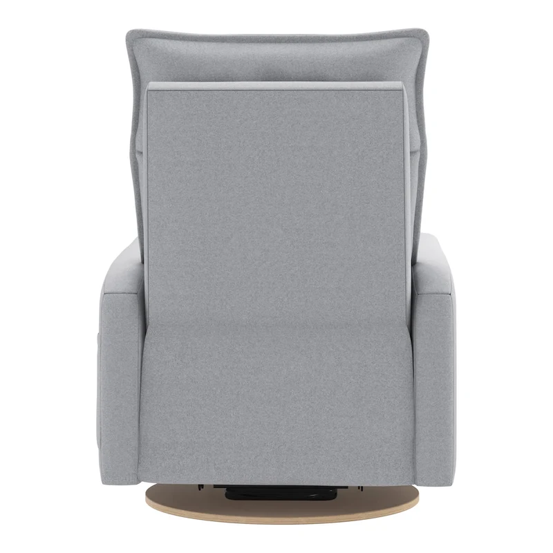 Grand Fauteuil Berçant et Pivotant Arya avec Mécanisme Électrique - Arlo Heather Silver