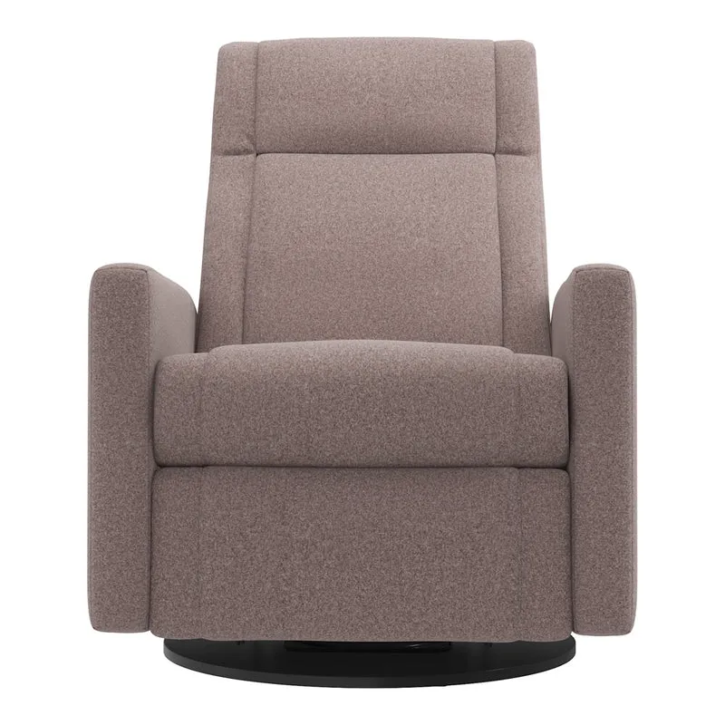 Grand Fauteuil Berçant et Pivotant Nelly avec Mécanisme Électrique - Arlo Beige
