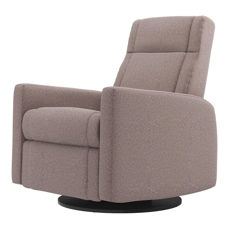 Grand Fauteuil Berçant et Pivotant Nelly avec Mécanisme Électrique - Arlo Beige