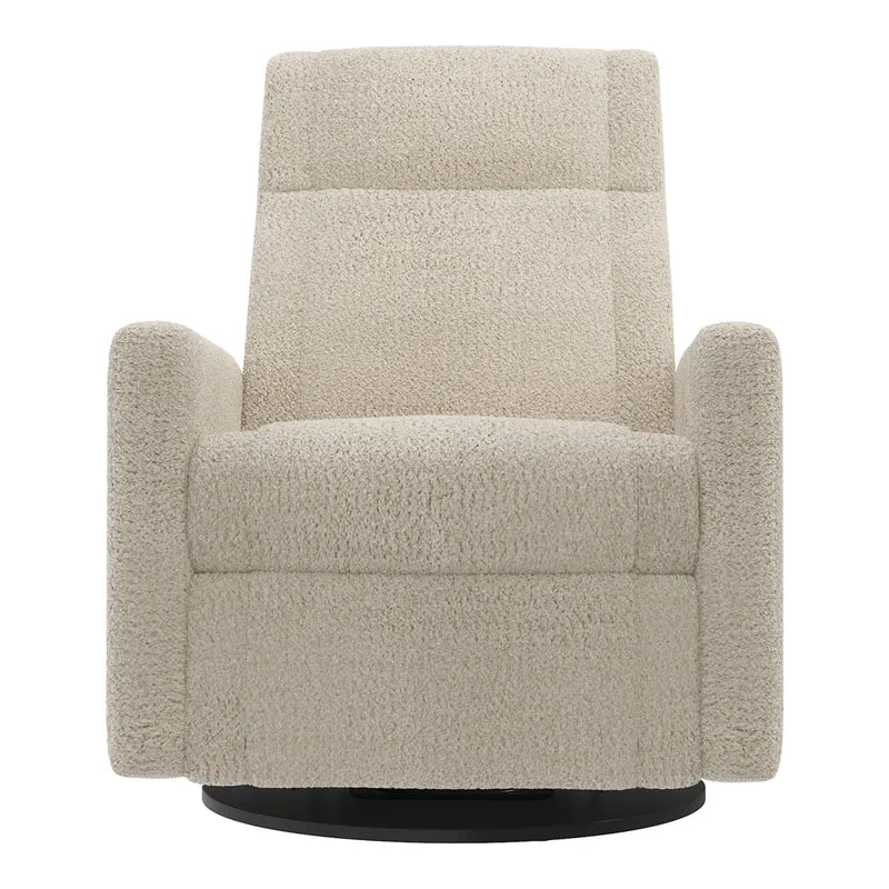 Grand Fauteuil Berçant et Pivotant Nelly avec Mécanisme Électrique - Puppy Sand