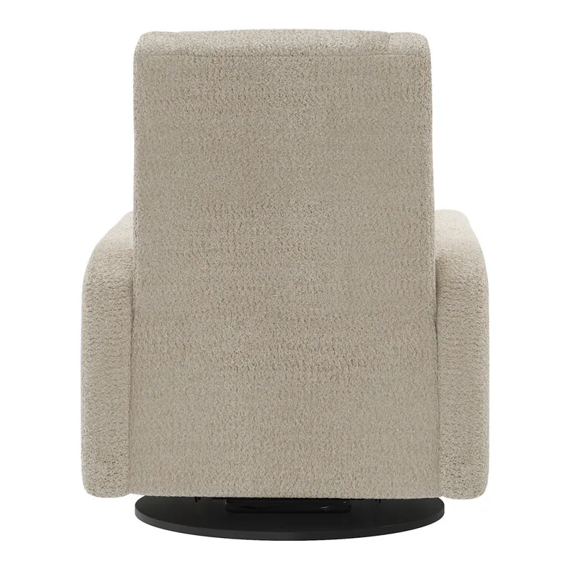 Grand Fauteuil Berçant et Pivotant Nelly avec Mécanisme Électrique - Puppy Sand