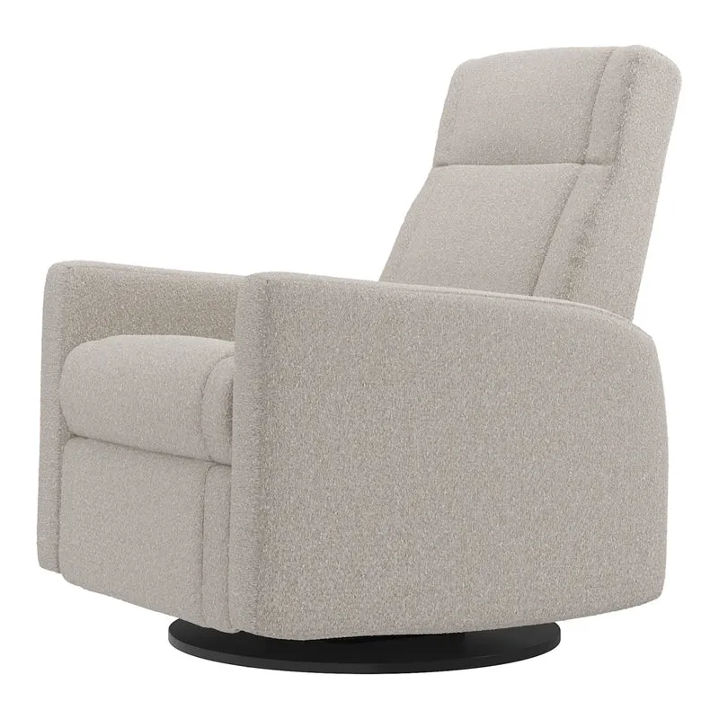 Grand Fauteuil Berçant et Pivotant Nelly avec Mécanisme Électrique - Beyond Sheep Vanilla