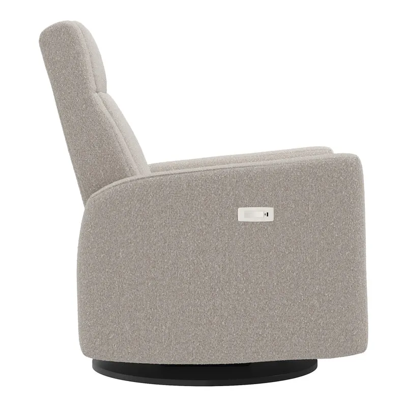 Grand Fauteuil Berçant et Pivotant Nelly avec Mécanisme Électrique - Beyond Sheep Vanilla