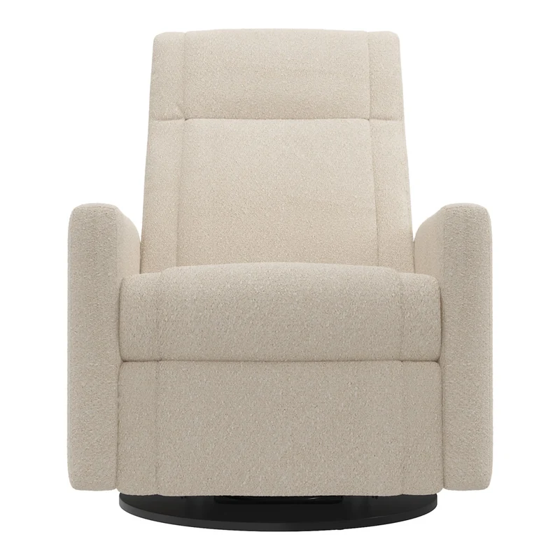 Grand Fauteuil Berçant et Pivotant Nelly avec Mécanisme Électrique - Beyond Sheep Cream