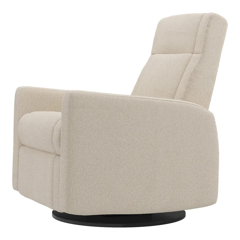 Grand Fauteuil Berçant et Pivotant Nelly avec Mécanisme Électrique - Beyond Sheep Cream