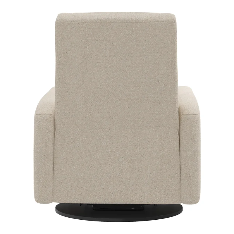 Grand Fauteuil Berçant et Pivotant Nelly avec Mécanisme Électrique - Beyond Sheep Cream
