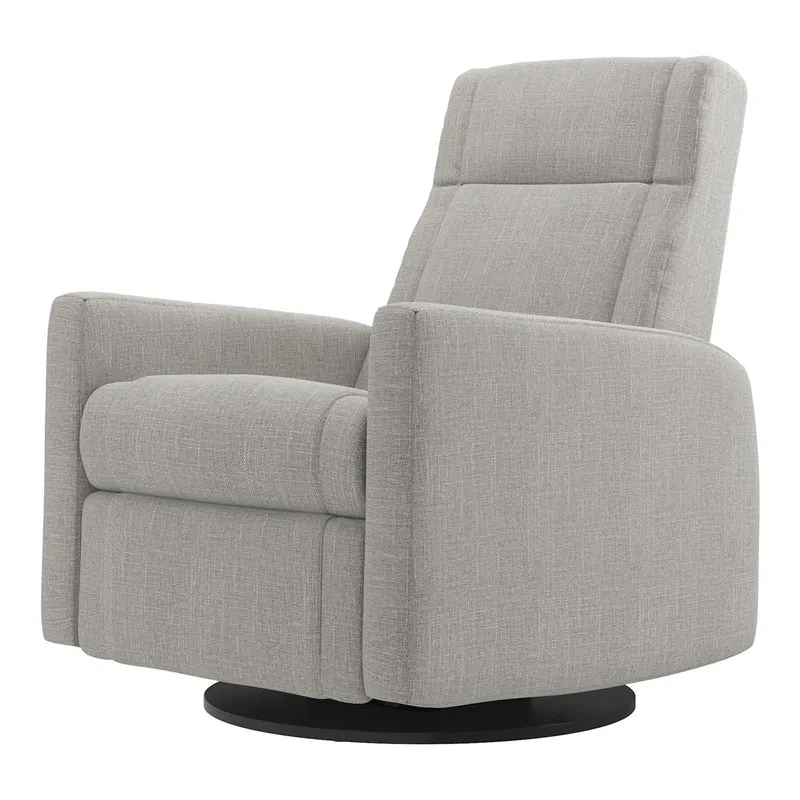 Grand Fauteuil Berçant et Pivotant Nelly avec Mécanisme Électrique - Nubia Silver