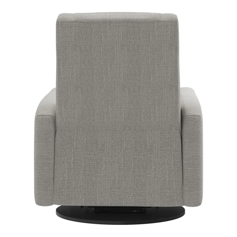 Grand Fauteuil Berçant et Pivotant Nelly avec Mécanisme Électrique - Nubia Silver