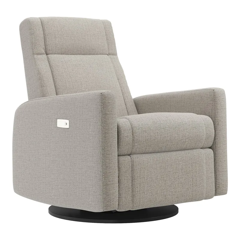 Grand Fauteuil Berçant et Pivotant Nelly avec Mécanisme Électrique - Breather Driftwood