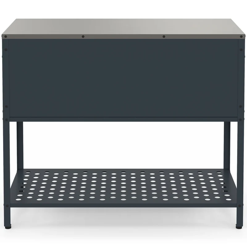 Meuble cuisine extérieure Alméria gris 3 portes