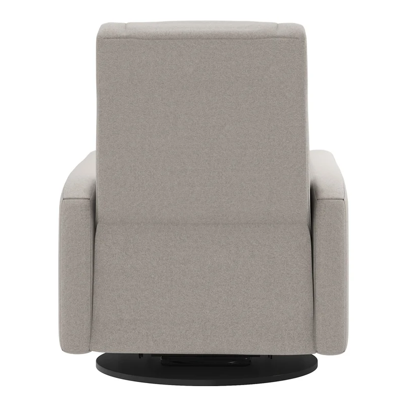 Grand Fauteuil Berçant et Pivotant Nelly avec Mécanisme Électrique - Arlo Heather Pearl