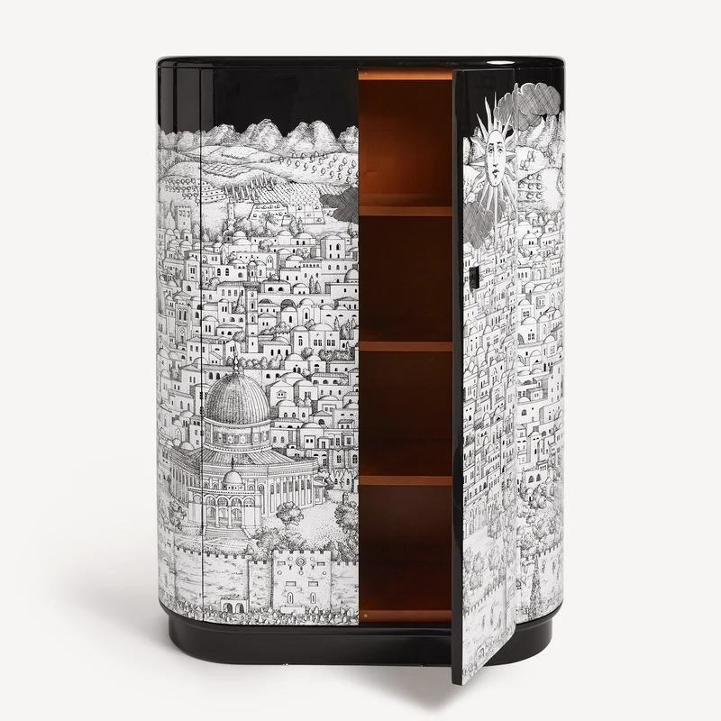 Curved cabinet Gerusalemme