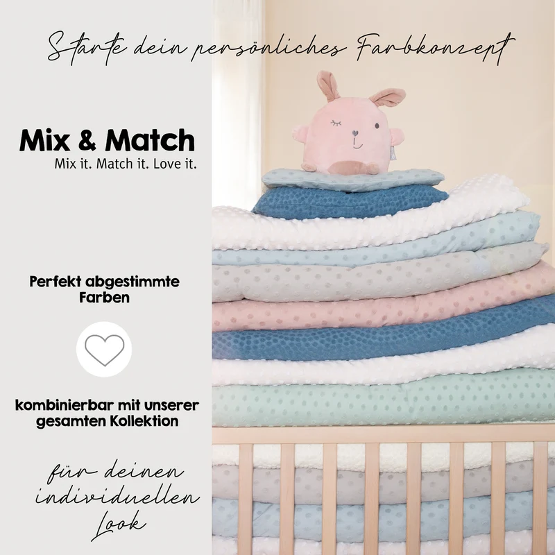 Spannbettlaken 'Lil Planet' - Single Jersey - Bio-Baumwolle - Frosty Green