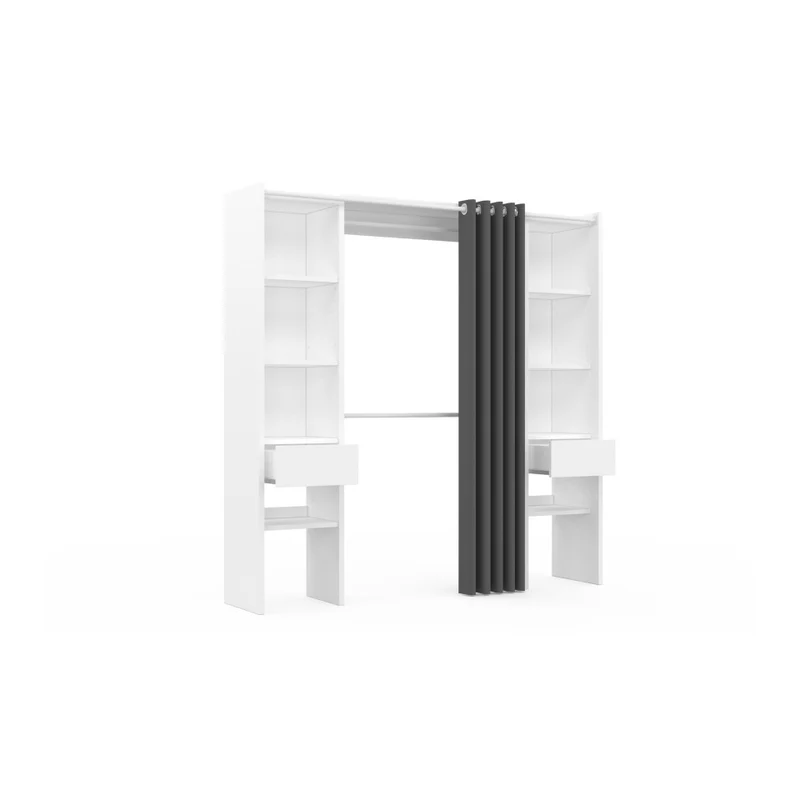 Dressing Aline extensible 120-170cm blanc