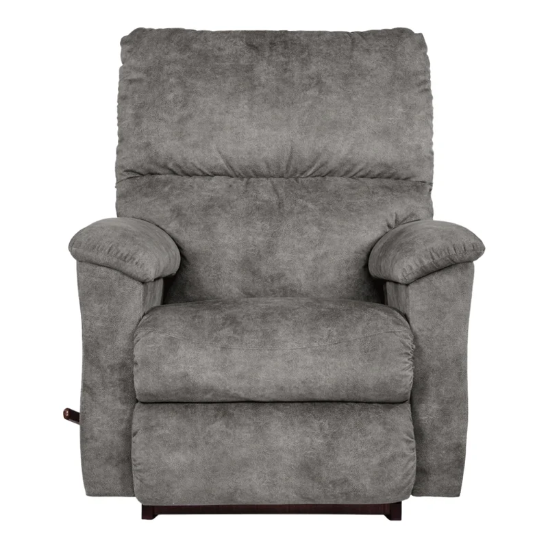 Fauteuil berçant et inclinable en tissu gris - Brooks