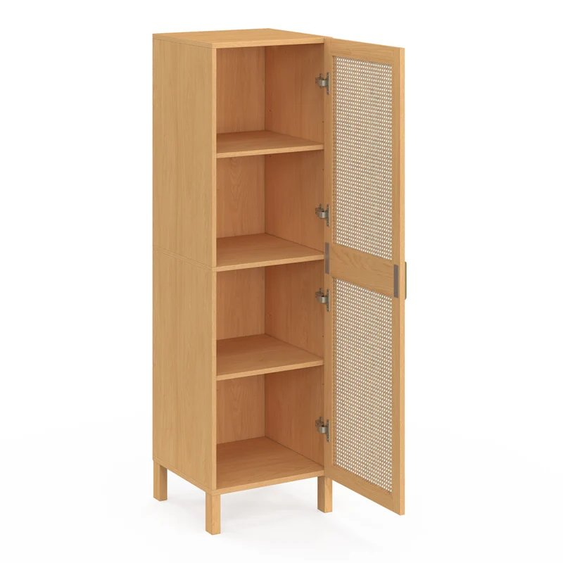 Armoire Eve 1 porte cannage H120cm
